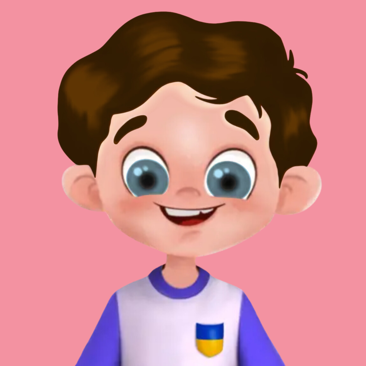 приклад намальованого хлопчика